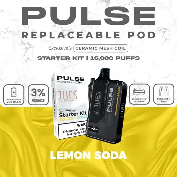jues pulse 15k กลิ่นเลมอนเปรี้ยวซ่ากระตุ้นพลัง สดชื่นซาบซ่าเต็มที่