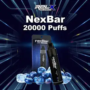 nexbar 20k กลิ่น Blueberry Ice บลูเบอร์รี่เย็
