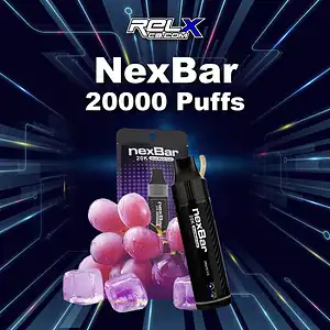 nexbar 20k กลิ่น Grape Ice องุ่นเย็น
