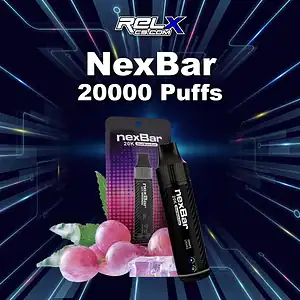 nexbar 20k กลิ่น Grape Lychee องุ่นลิ้นจี่